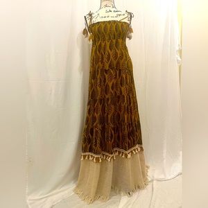 Gipsy Queen LONG small cotton safron vibrant colors